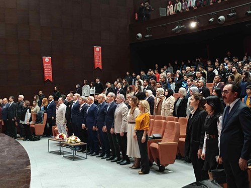 24 Kasım Öğretmenler Günü Kutlamaları Belediyemiz Nuri Pakdil Konferans Salonunda Gerçekleştirildi