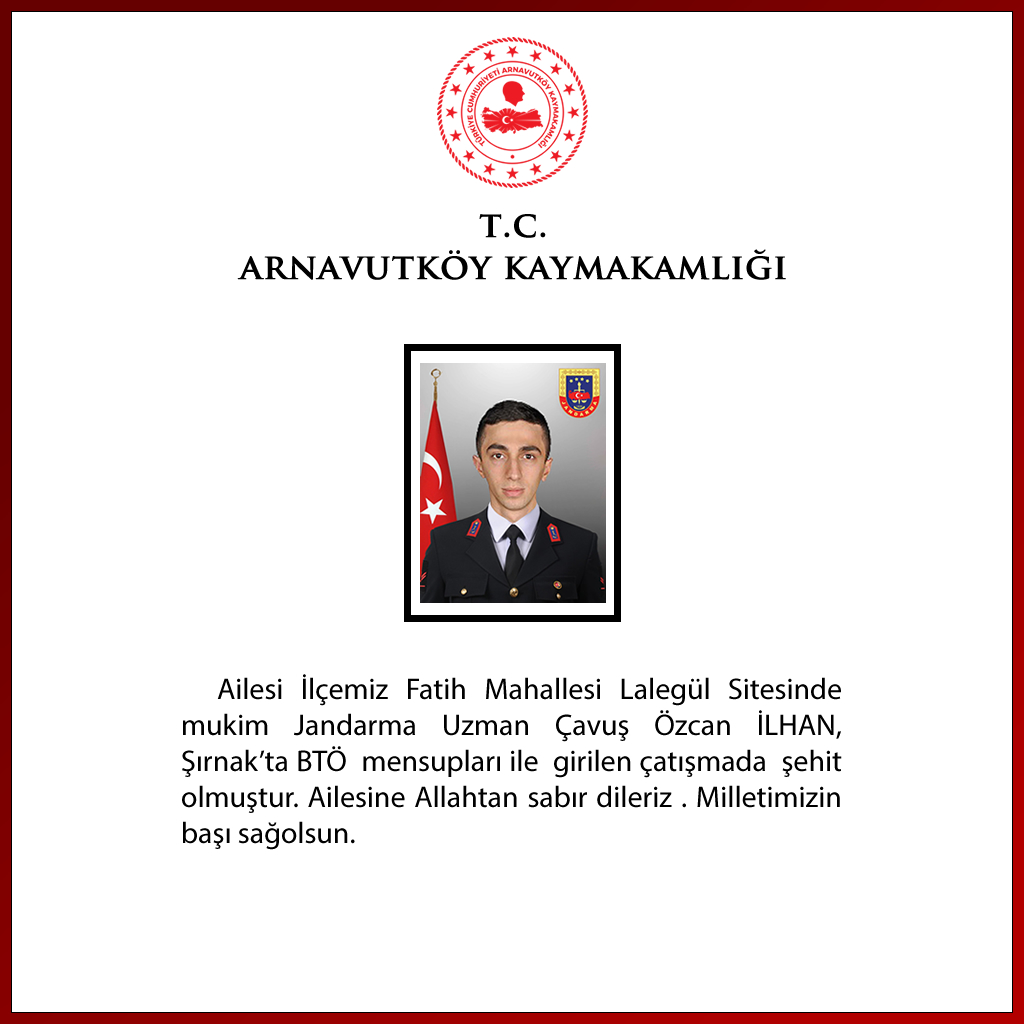 Jandarma Uzman Çavuş Özcan İLHAN